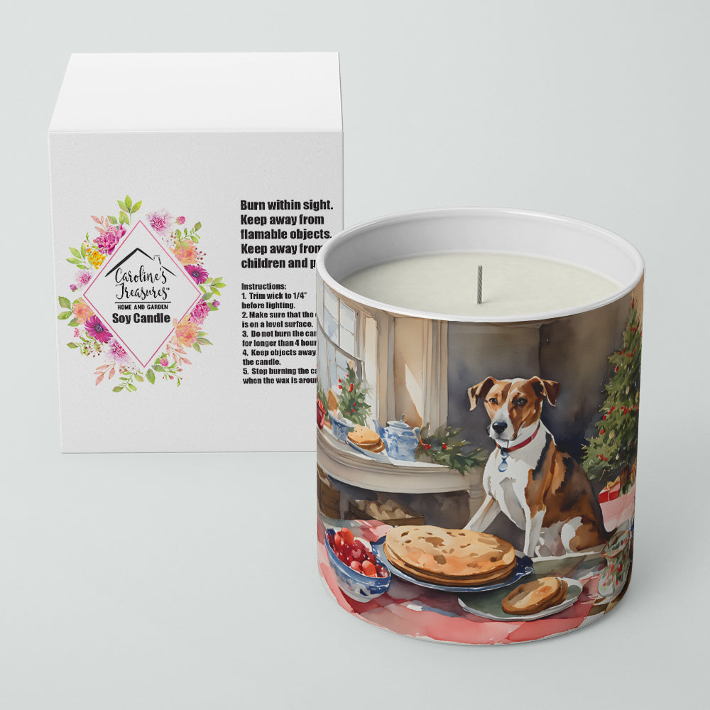 English Foxhound Christmas Cookies Decorative Soy Candle Image 2