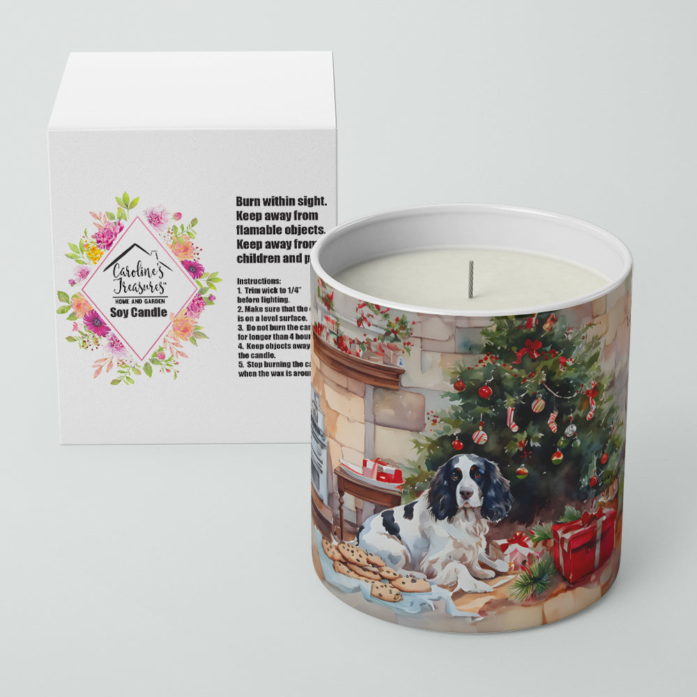 English Springer Spaniel Christmas Cookies Decorative Soy Candle Image 2