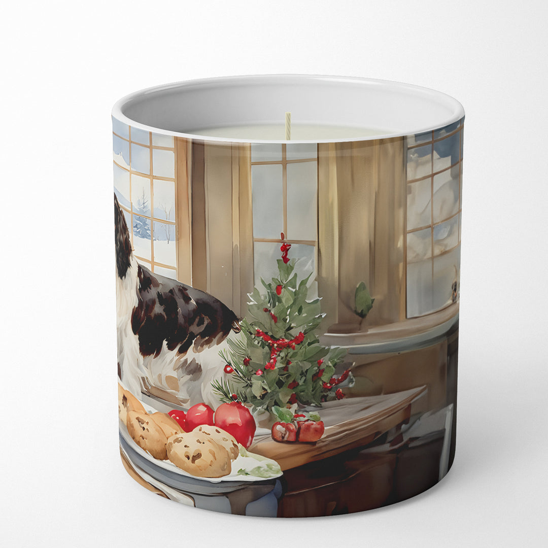 English Cocker Spaniel Christmas Cookies Decorative Soy Candle Image 5