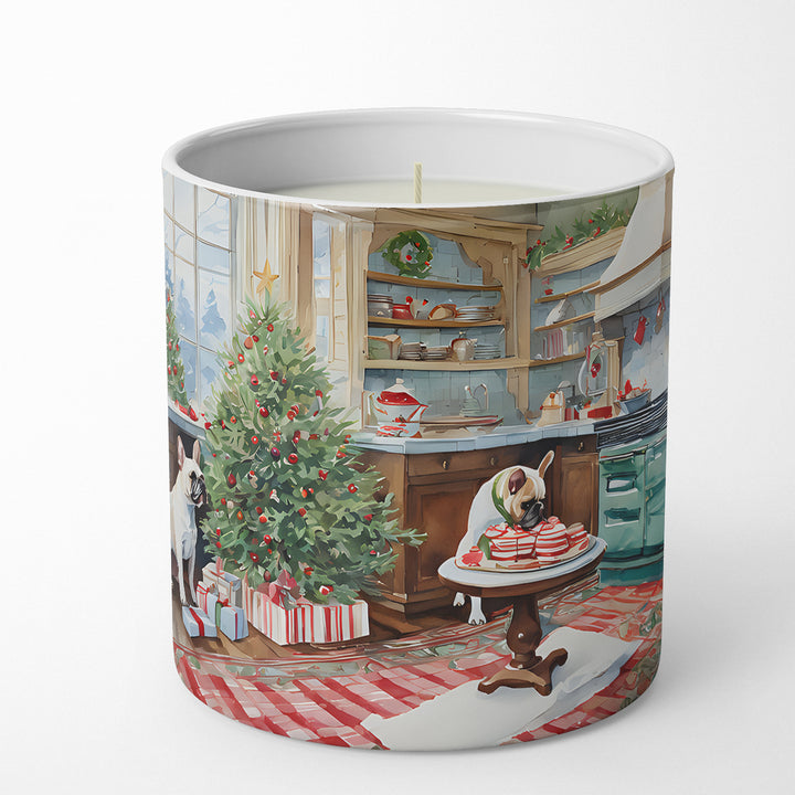 French Bulldog Christmas Cookies Decorative Soy Candle Image 1