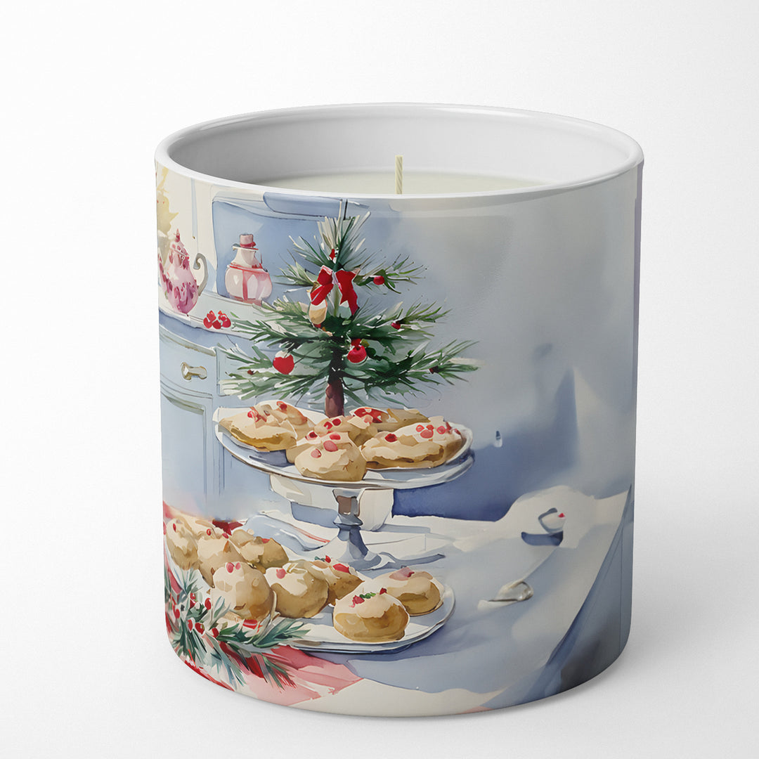 French Bulldog Christmas Cookies Decorative Soy Candle Image 5