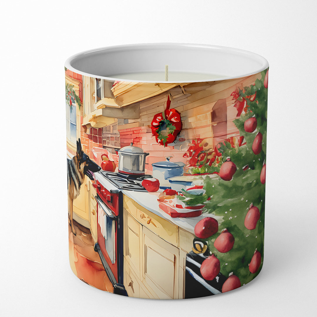 German Shepherd Christmas Cookies Decorative Soy Candle Image 5