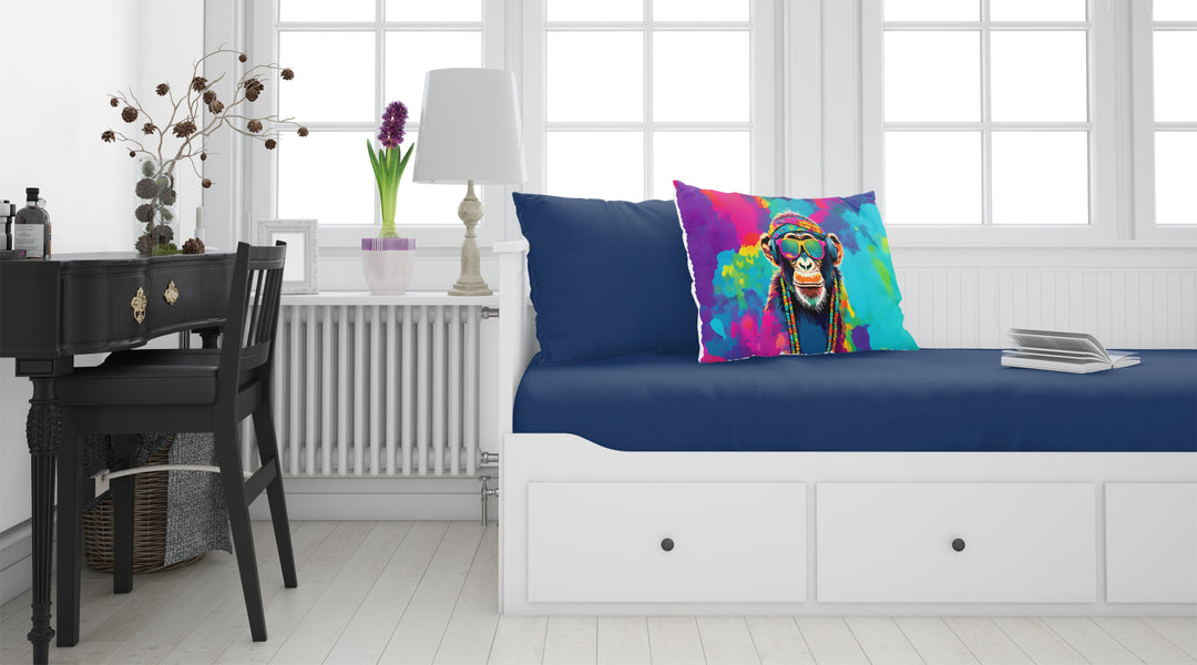 Hippie Animal Chimpanzee Standard Pillowcase Image 2