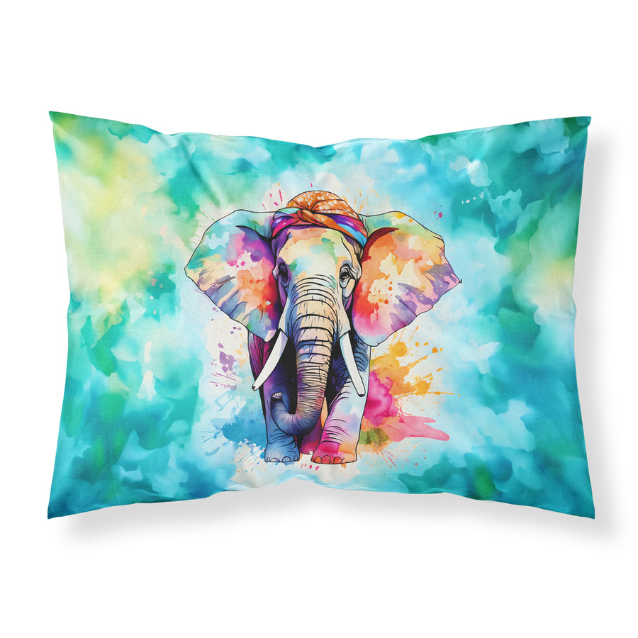 Hippie Animal Elephant Standard Pillowcase Image 1