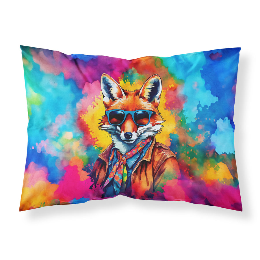 Hippie Animal Fox Standard Pillowcase Image 1