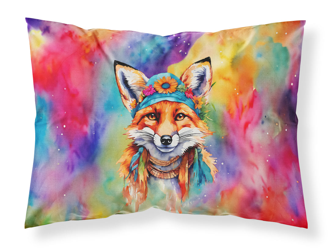 Hippie Animal Fox Standard Pillowcase Image 1