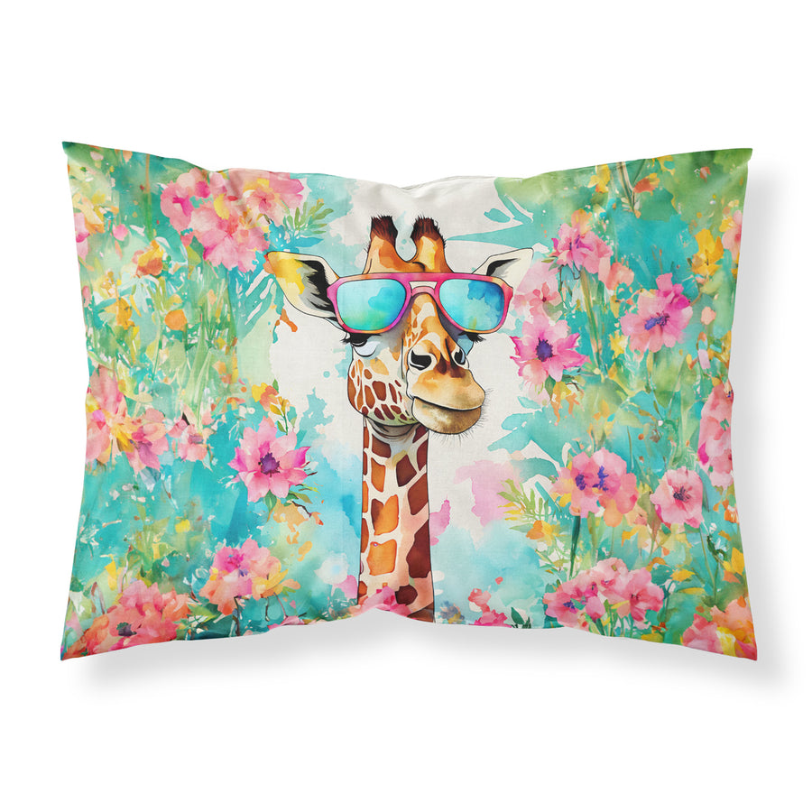 Hippie Animal Giraffe Standard Pillowcase Image 1