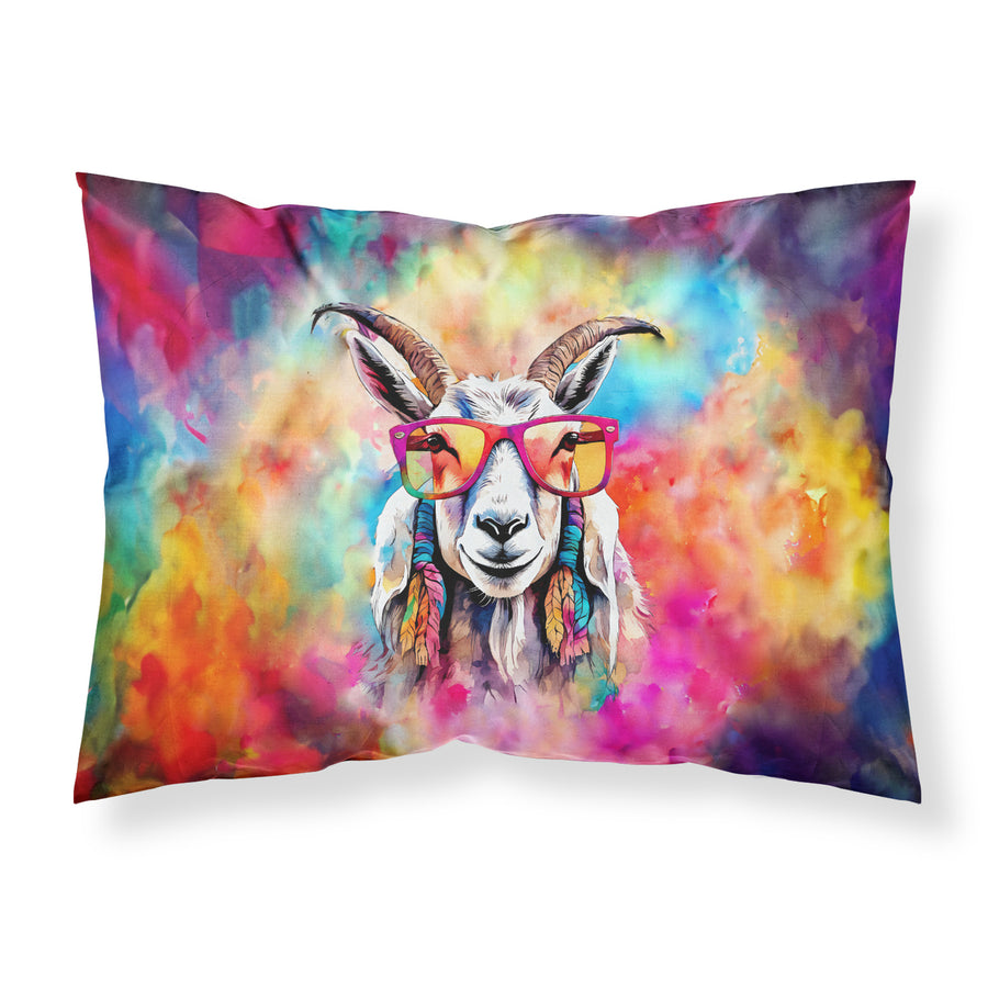 Hippie Animal Goat Standard Pillowcase Image 1