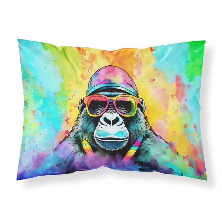 Hippie Animal Gorilla Standard Pillowcase Image 1