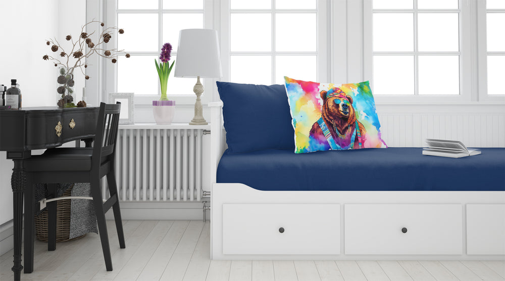 Hippie Animal Grizzly Bear Standard Pillowcase Image 2