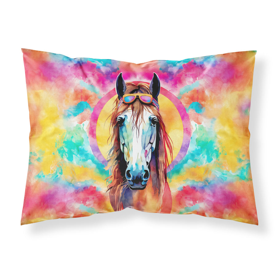 Hippie Animal Horse Standard Pillowcase Image 1