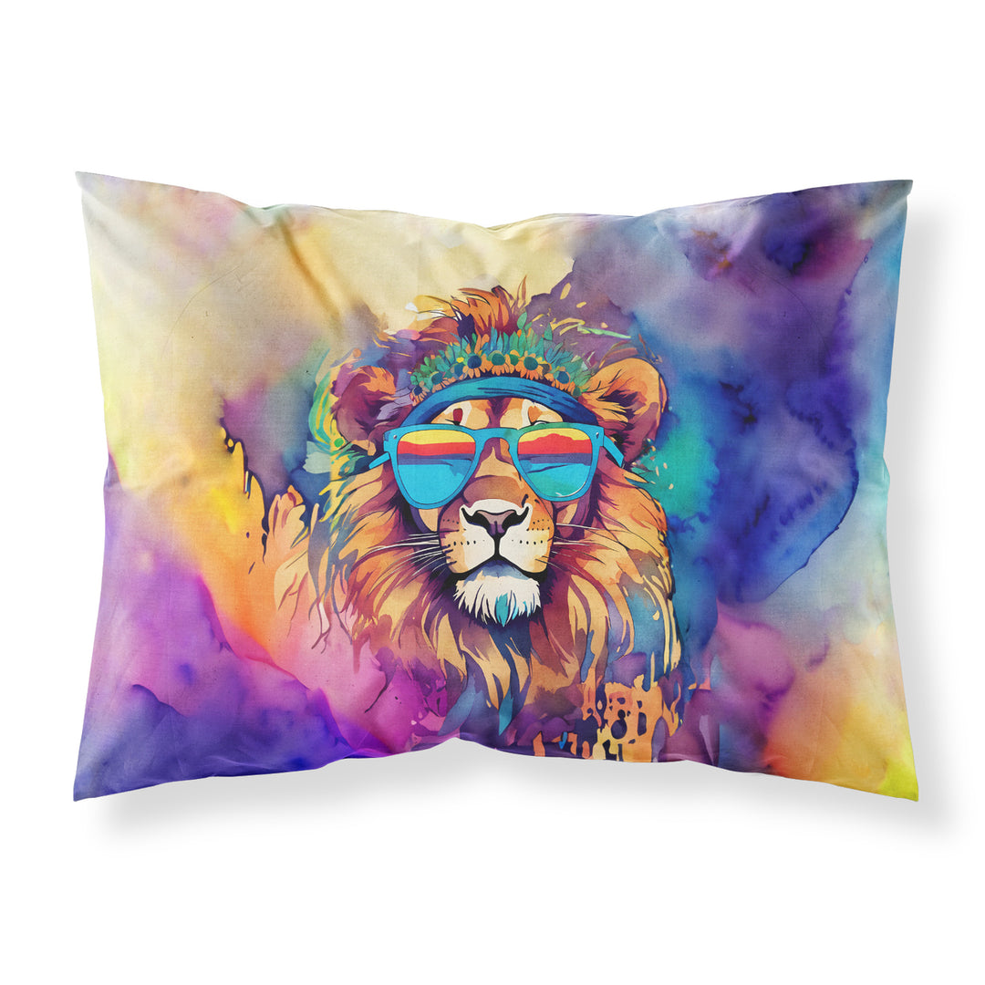 Hippie Animal Lion Standard Pillowcase Image 1