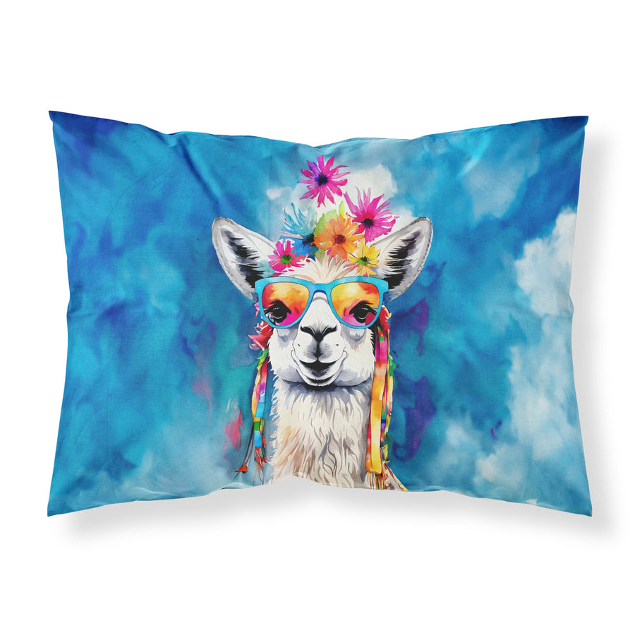 Hippie Animal Llama Standard Pillowcase Image 1