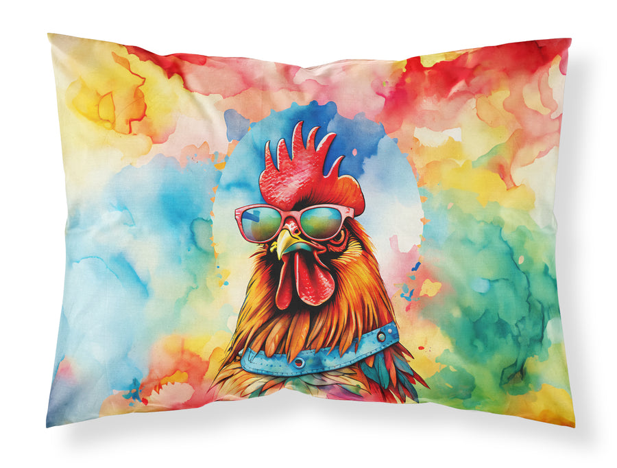 Hippie Animal Red Rooster Standard Pillowcase Image 1