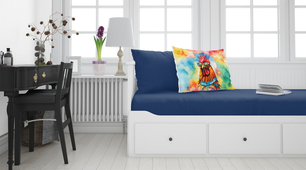 Hippie Animal Red Rooster Standard Pillowcase Image 2