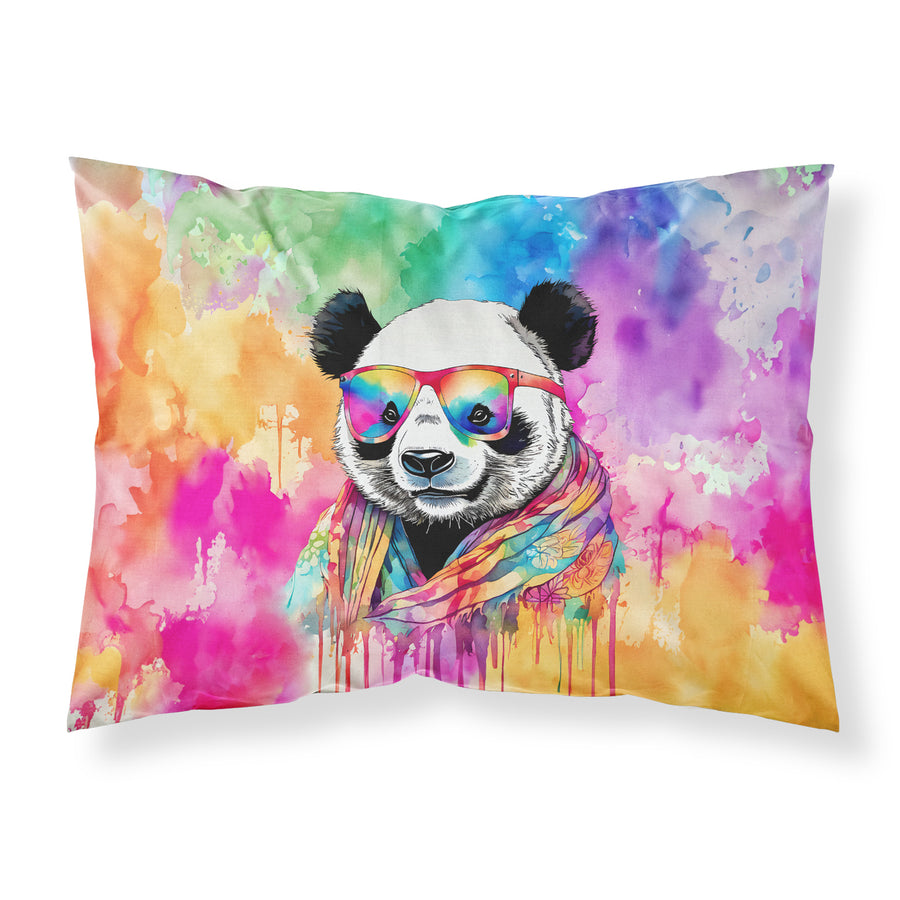 Hippie Animal Panda Standard Pillowcase Image 1