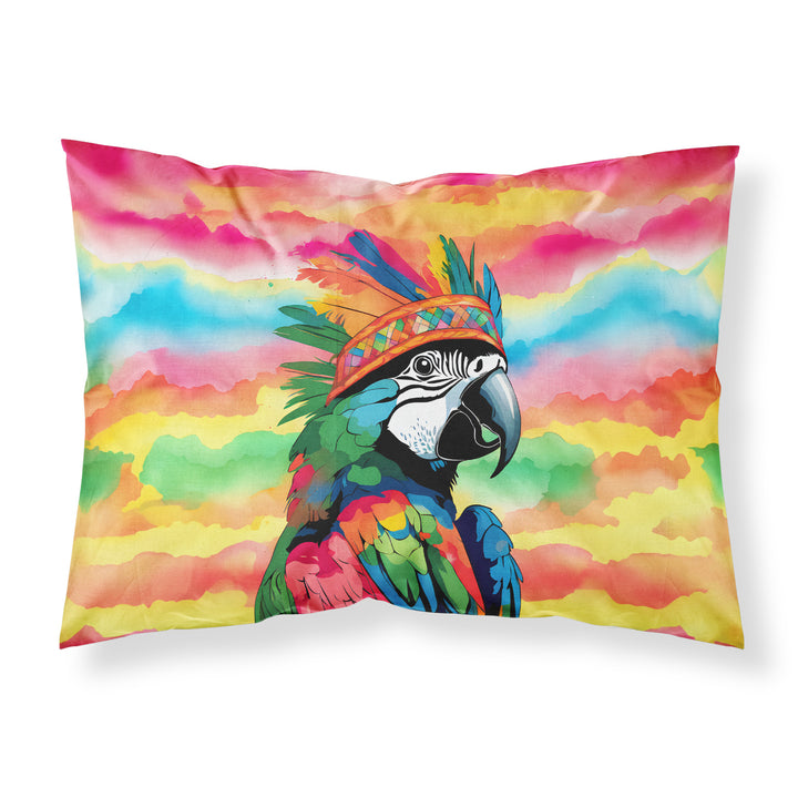 Hippie Animal Parrot Standard Pillowcase Image 1