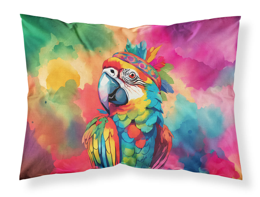 Hippie Animal Parrot Standard Pillowcase Image 1