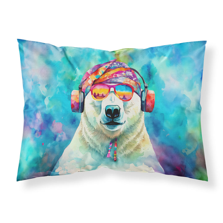 Hippie Animal Polar Bear Standard Pillowcase Image 1