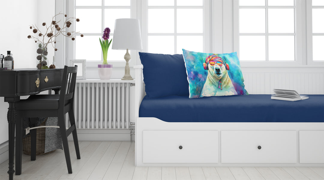 Hippie Animal Polar Bear Standard Pillowcase Image 2