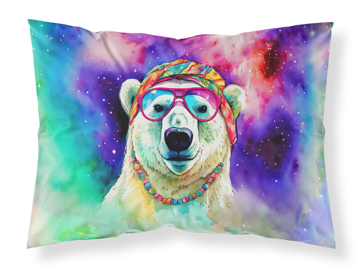 Hippie Animal Polar Bear Standard Pillowcase Image 1