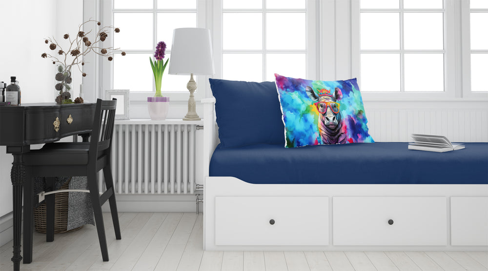 Hippie Animal Rhinoceros Standard Pillowcase Image 2