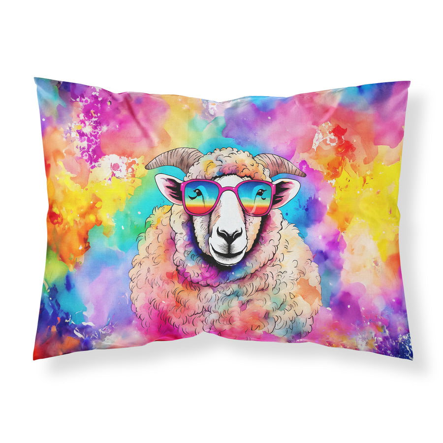 Hippie Animal Sheep Standard Pillowcase Image 1