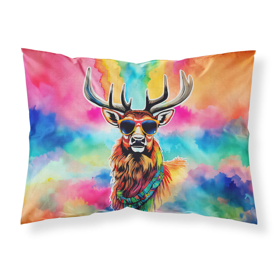 Hippie Animal Stag Deer Standard Pillowcase Image 1