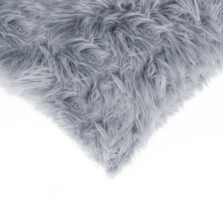 Luxe  Belton Faux faux Pillow  2-Piece  Grey Image 7