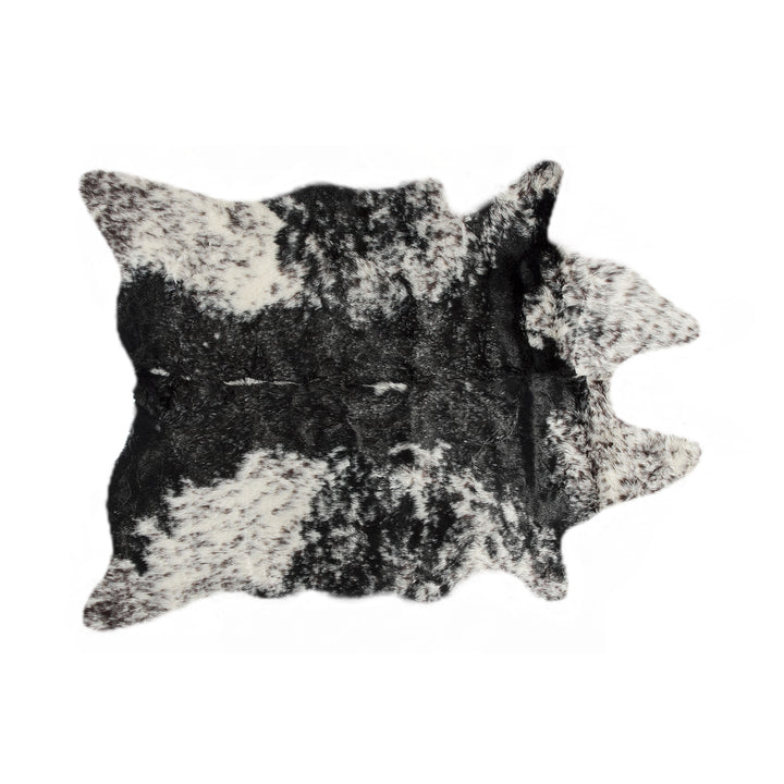 Luxe Faux Cowhide Rug 2 ft Soft Animal-Free Plush Machine Washable Image 2