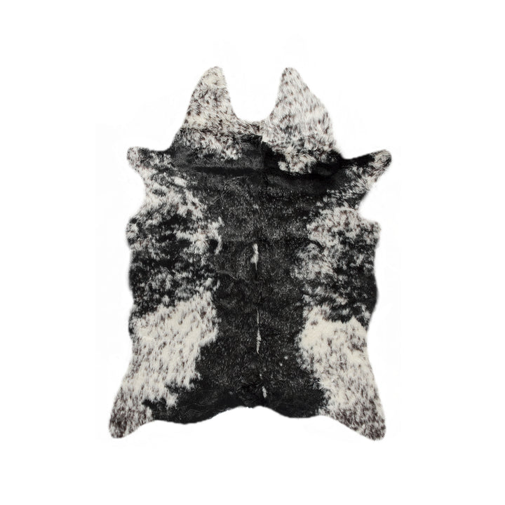 Luxe Faux Cowhide Rug 2 ft Soft Animal-Free Plush Machine Washable Image 5