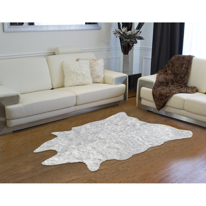Luxe  Classic Faux Hide Rug  1-Piece  3 Image 6