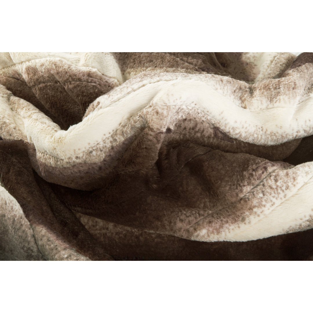 Luxe  Classic Heated Faux faux Throw  1-Piece  50"x60"  1 Image 5