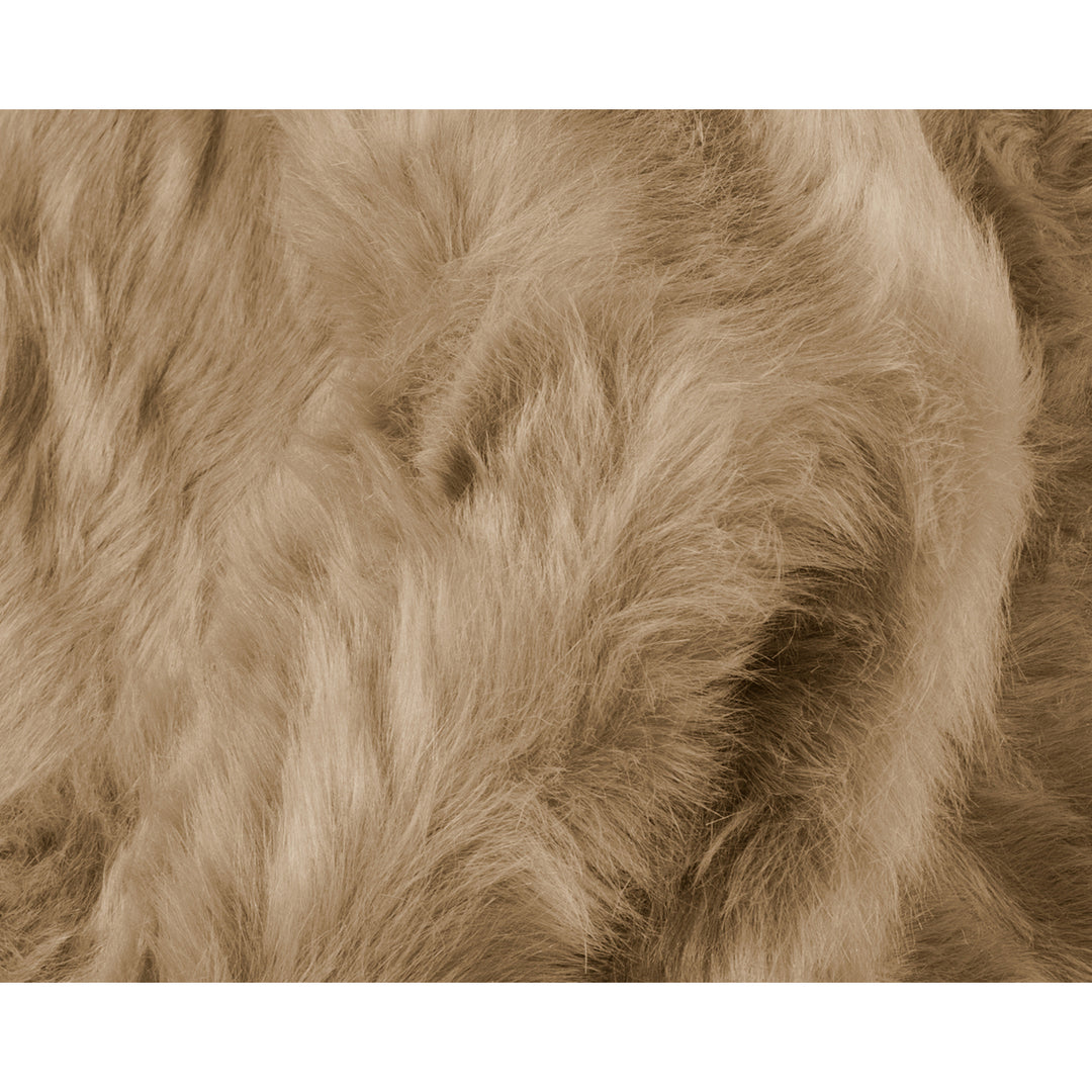 Luxe  Gordon Faux Sheepskin Single Rug  1-Piece  2x3  4 Image 2