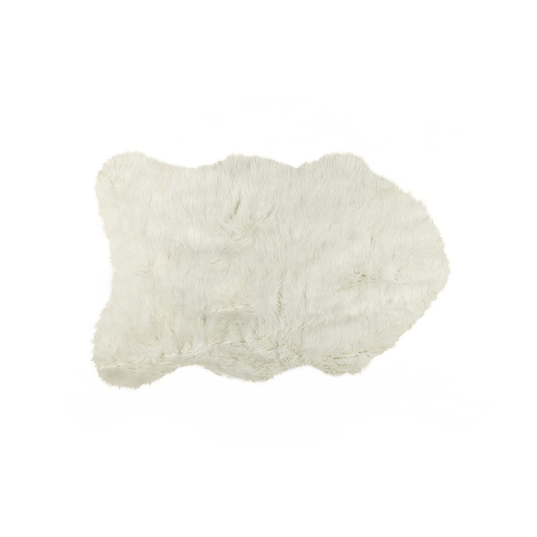 Luxe Gordon Faux Sheepskin Single Rug 1-Piece 2x3 3 Image 1