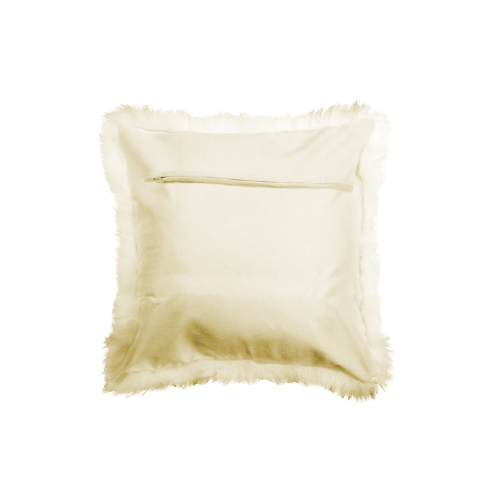 Natural Zealand Sheepskin Pillow Natural 18"x18" Image 3