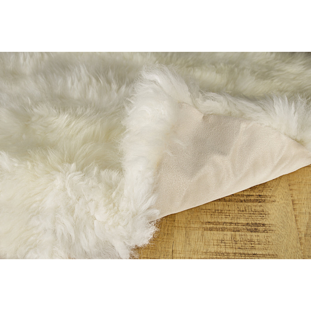 Natural Zealand Sheepskin Pillow Natural 18"x18" Image 6