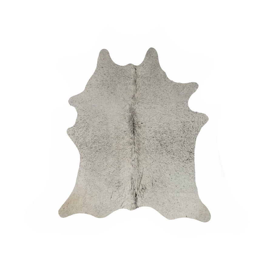 Kobe Cowhide Rug Light Grey 6x7 Natural 1-Piece Authentic Rug Image 1