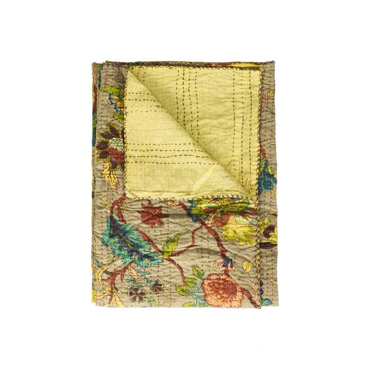 Taj Hotel Home Decor Kantha Cotton Throw | 1-Piece | 50"x70" | 13 Image 1