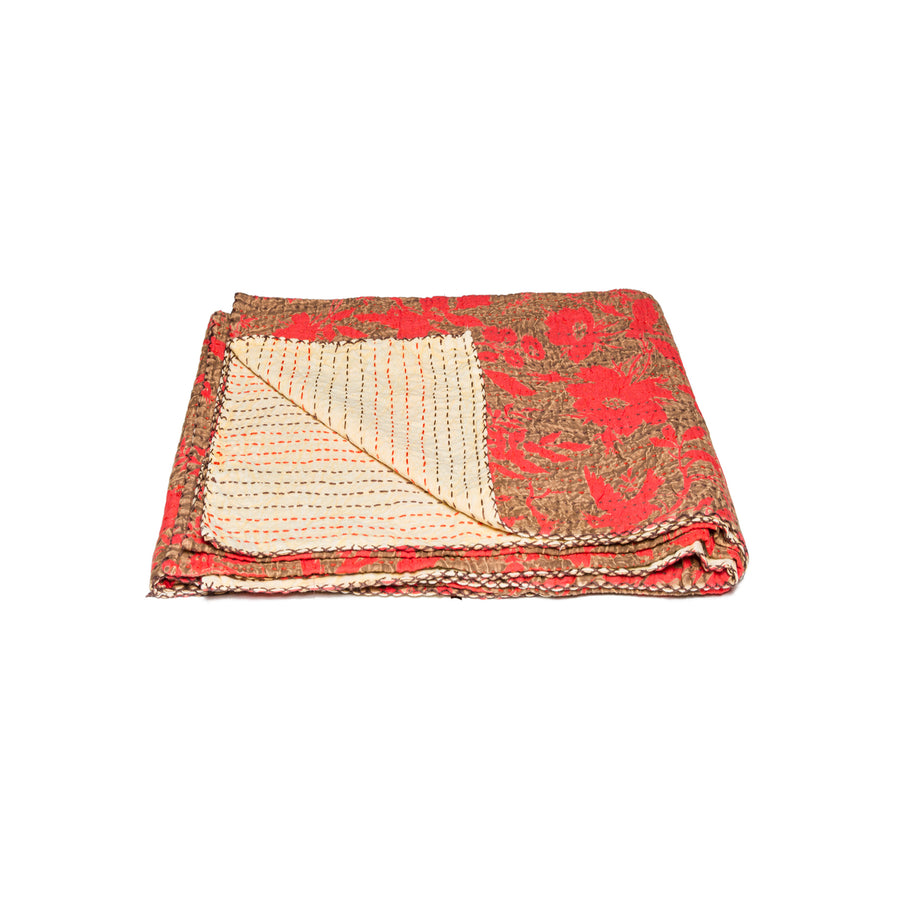 Taj Hotel Home Decor Kantha Cotton Throw | 1-Piece | 50"x70" | 12 Image 1