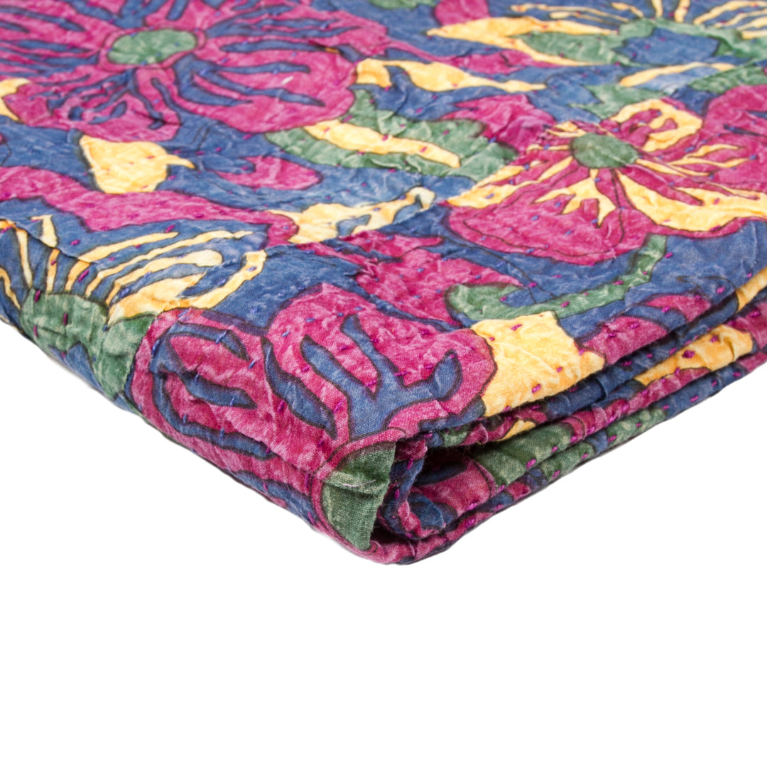 Taj Hotel Home Decor Kantha Cotton Throw | 1-Piece | 50"x70" | 14 Image 7