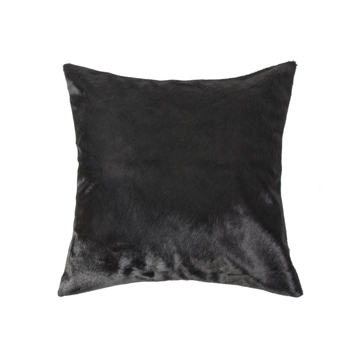 Torino Cowhide Pillow Black 12x20 Natural 1-Piece Decorative Pillow Image 1