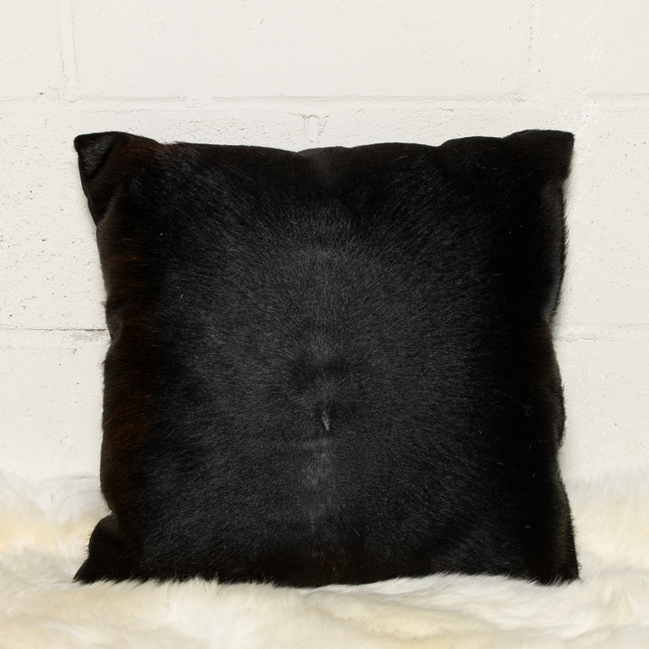 Torino Cowhide Pillow Black 12x20 Natural 1-Piece Decorative Pillow Image 6