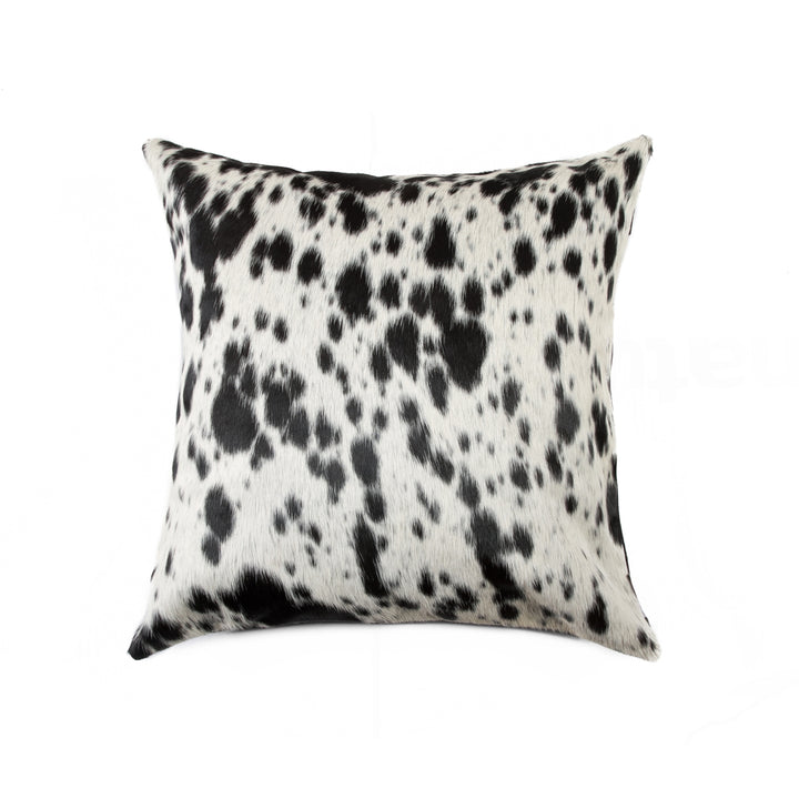 Torino Cowhide Pillow Black and White 12x20 Natural 1 Piece Image 3