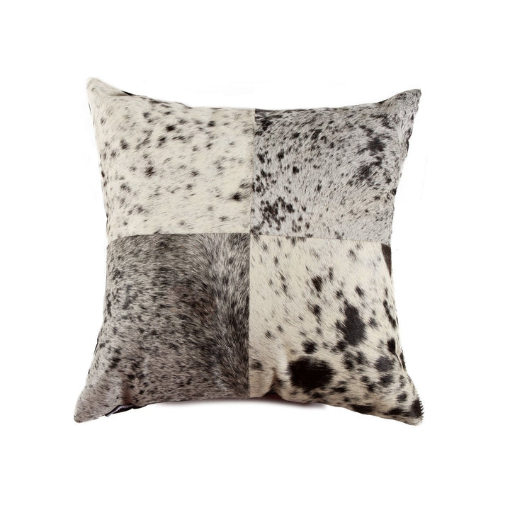 Torino Cowhide Pillow Black and White 12x20 Natural 1 Piece Image 6