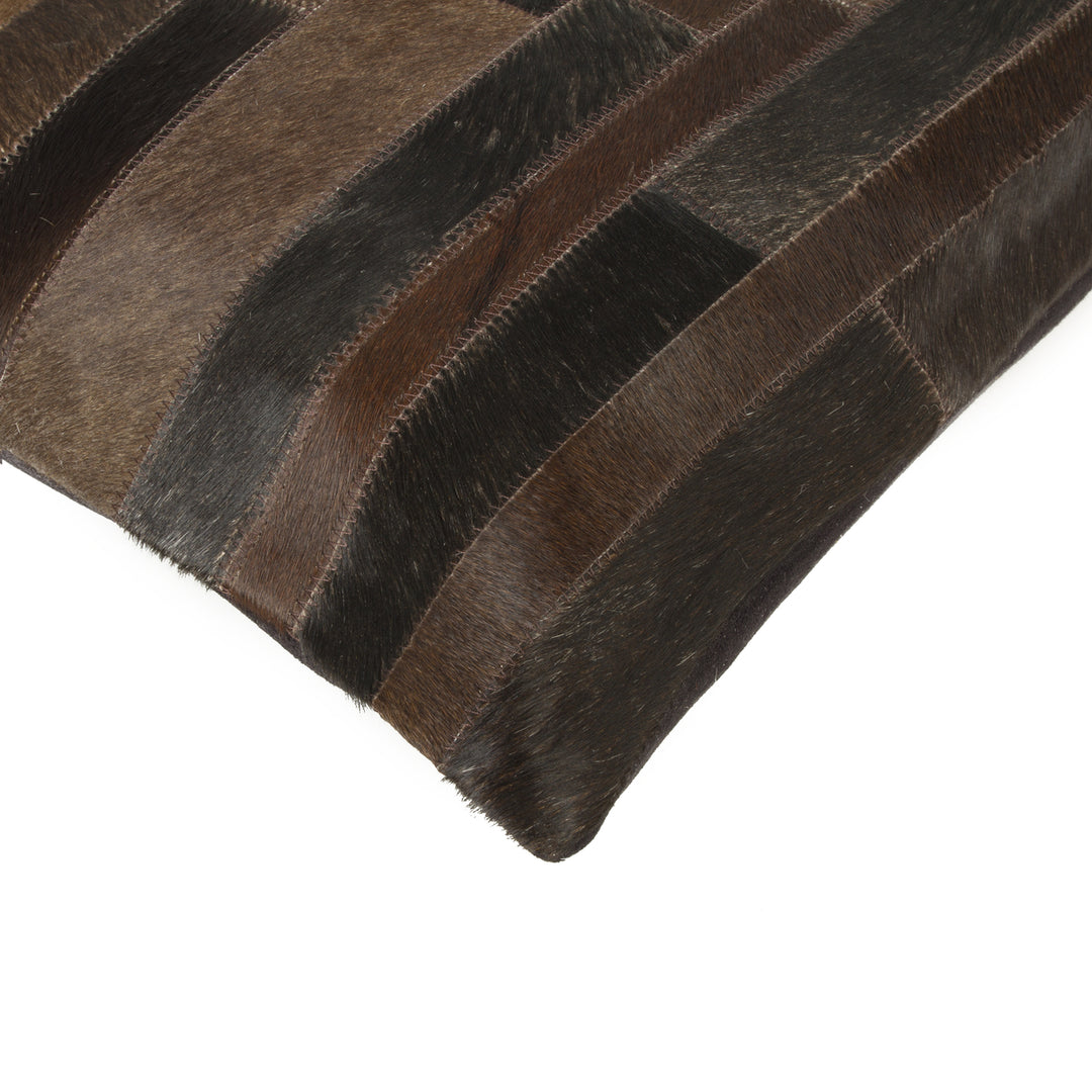 Natural  Torino Madrid Cowhide Pillow  1-Piece  18"x18"  1 Image 4