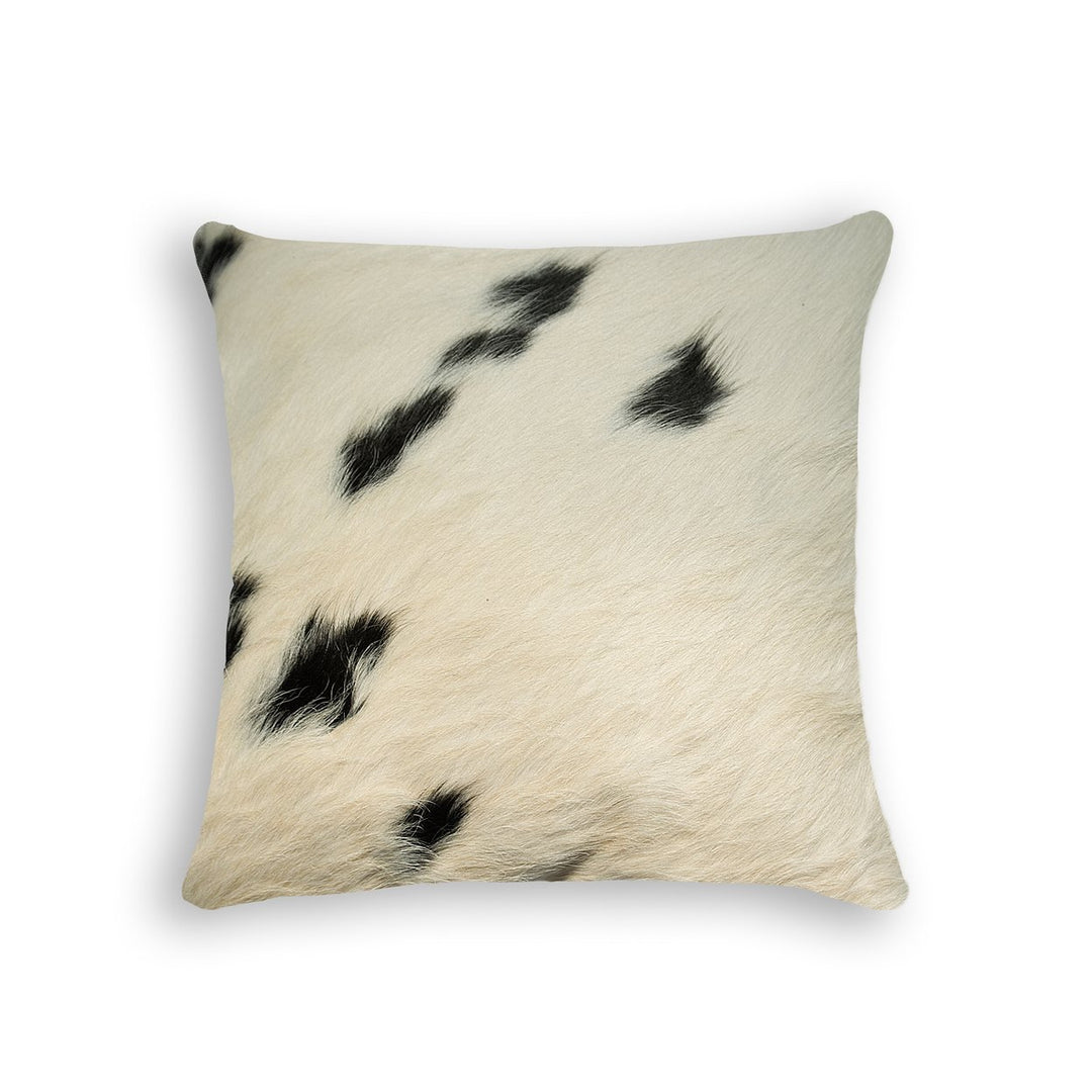 Torino Cowhide Pillow 12x20 Black and White Natural 1 Piece Image 12