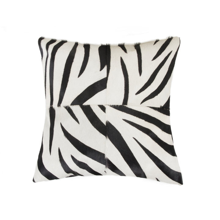 Torino Quattro Cowhide Pillow 18x18 Cheetah Natural 1 Piece Image 7