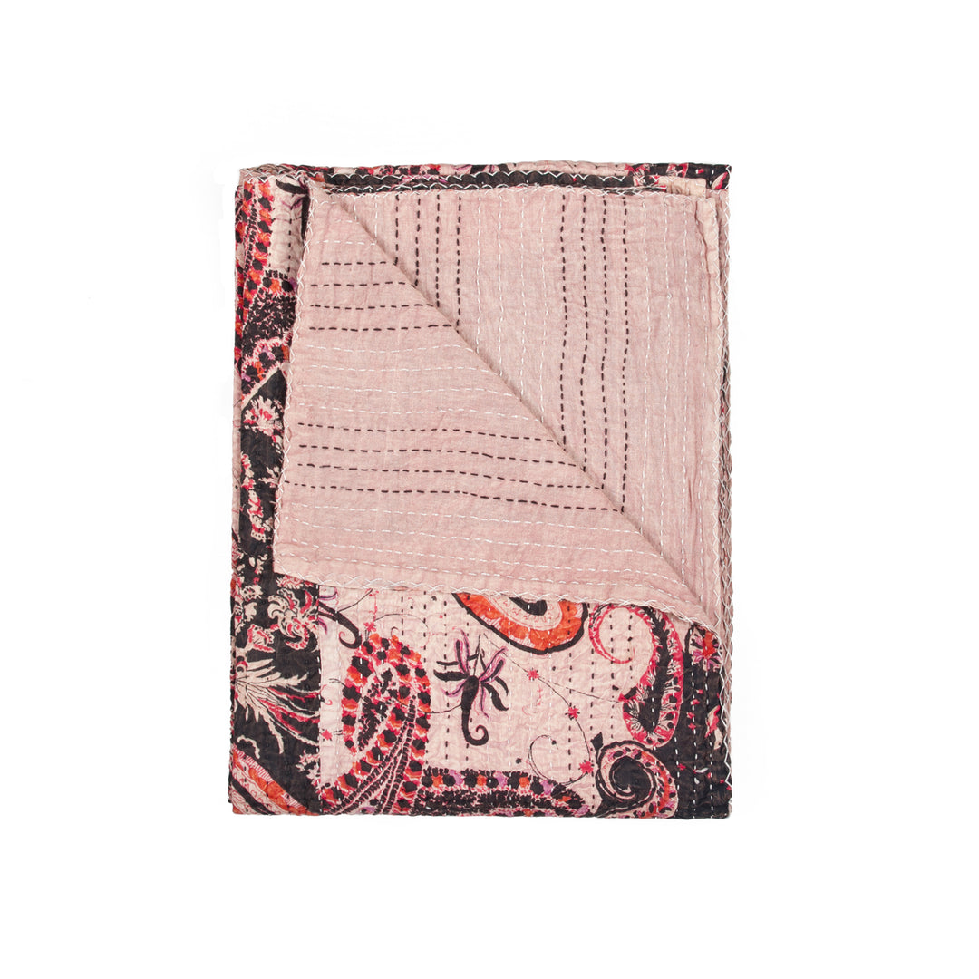 Taj Hotel Home Decor Kantha Cotton Throw | 1-Piece | 50"x70" | 1 Image 3