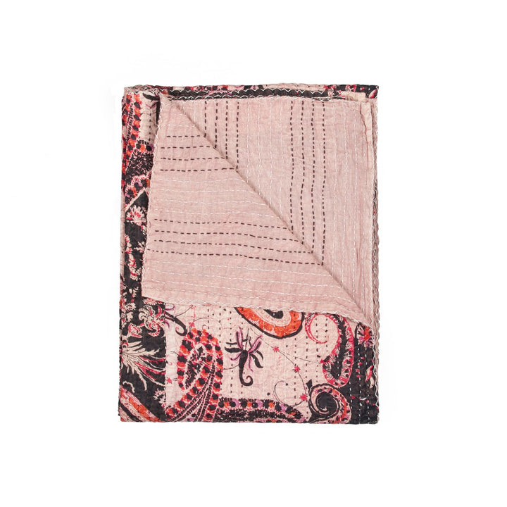 Taj Hotel Home Decor Kantha Cotton Throw | 1-Piece | 50"x70" | 1 Image 1